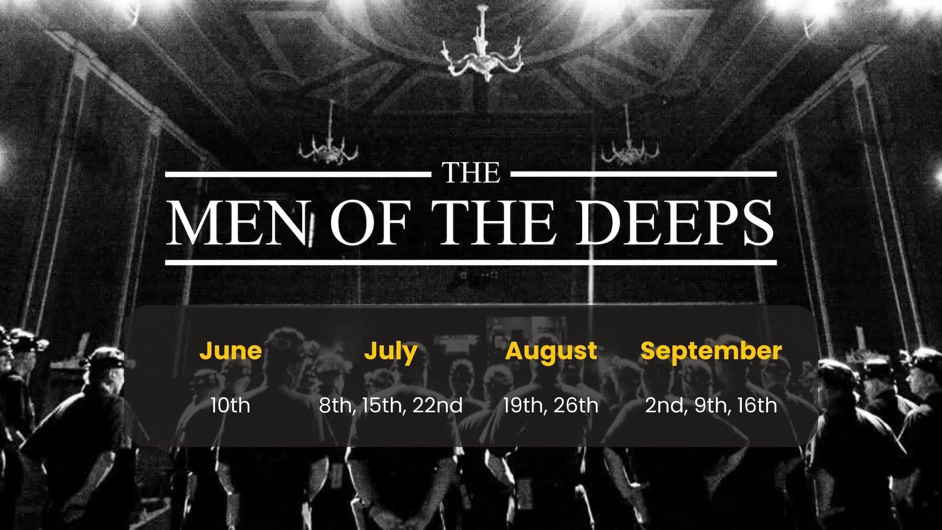 Men of the Deeps at the Miners Museum