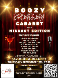 Boozy Broadway Cabaret