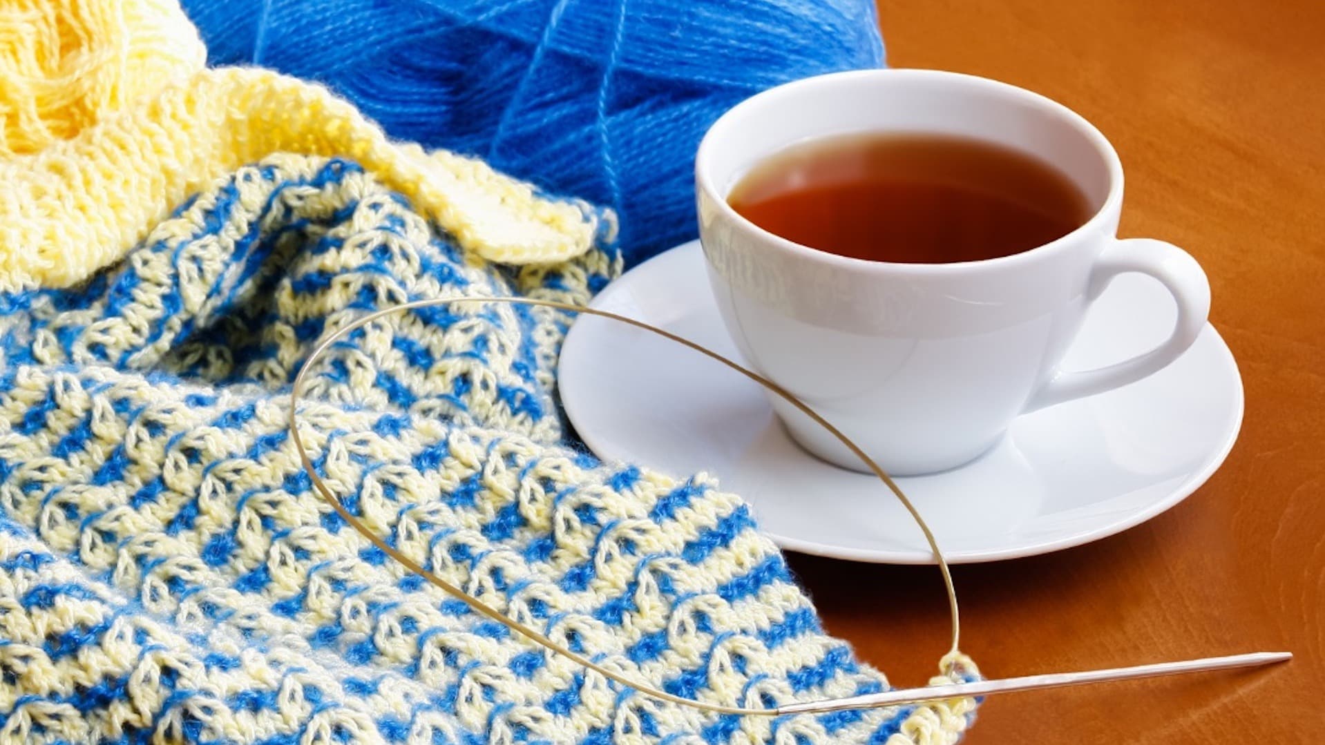 Knitting Group at the New Waterford Library